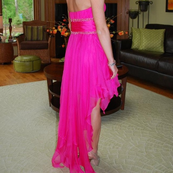 Cache High Low Pink Dress - Picture 2 of 6